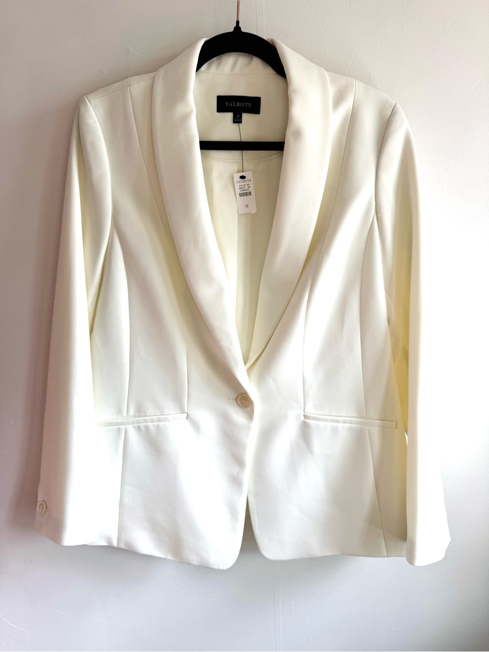 Talbots Women's Cream Blazer Blazer / Tailored Chic / NWT
